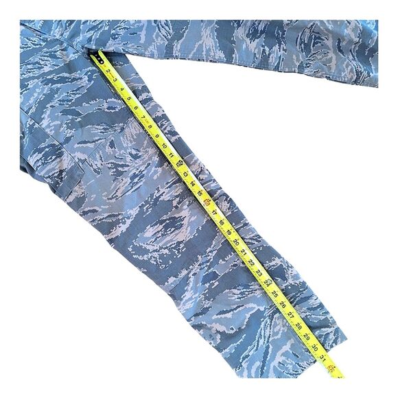 Military US Air Force Pants Men's 34R Combat Camo Utility Cargo Trouser Fatigues - Picture 8 of 14